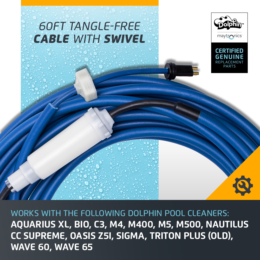 Dolphin Authentic Replacement Parts- Cable and Swivel DIY 9995873
